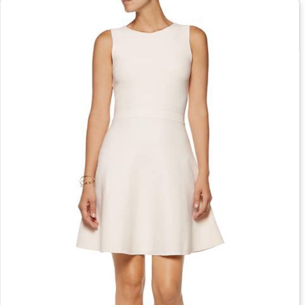 Theory NWT Ivory Midi Dress sz L